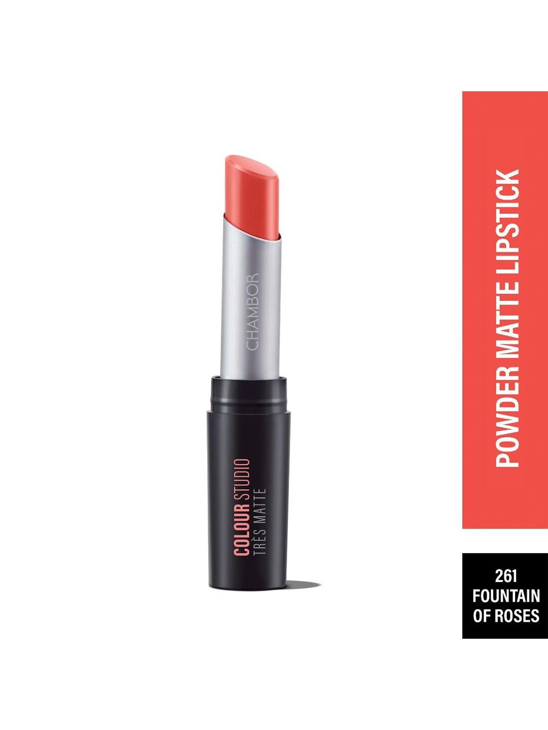 powdery matte glamour lipstick with spf 30- fountain of roses 261