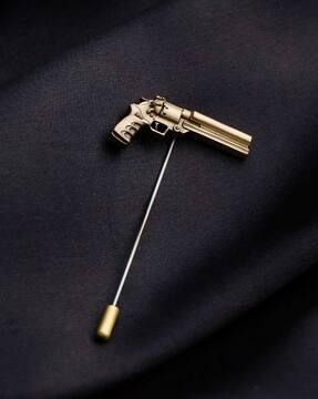 power gun lapel pin