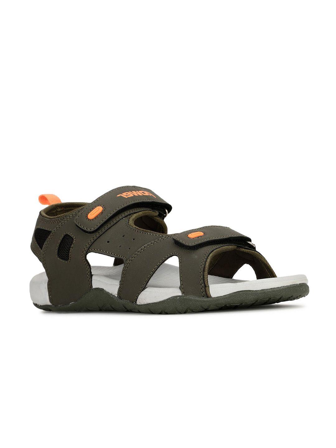 power men abbey sports sandals with velcro closure
