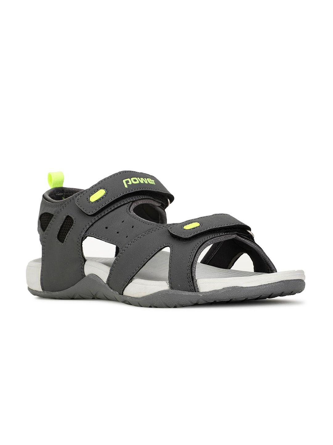 power men perforated sports sandals