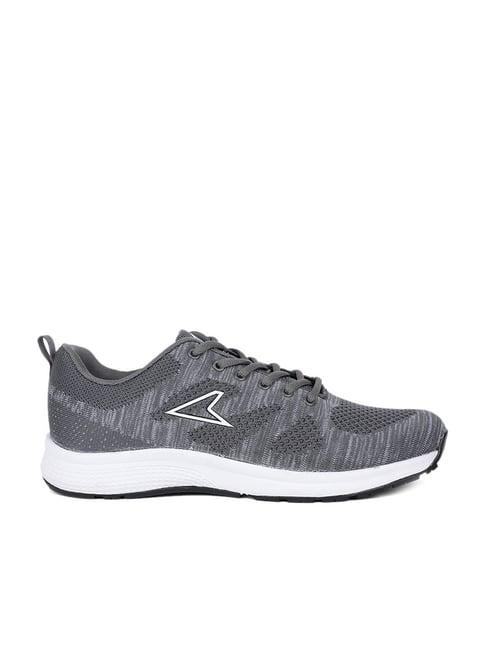 power by bata men's grey training shoes