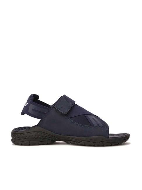 power by bata men's navy ankle strap sandals