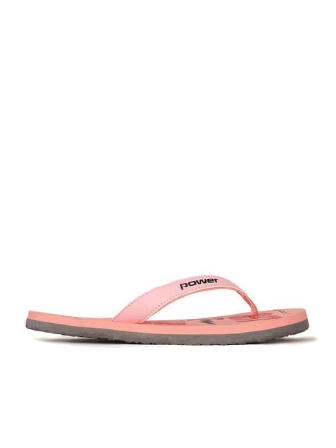 power by bata women's pink flip flops