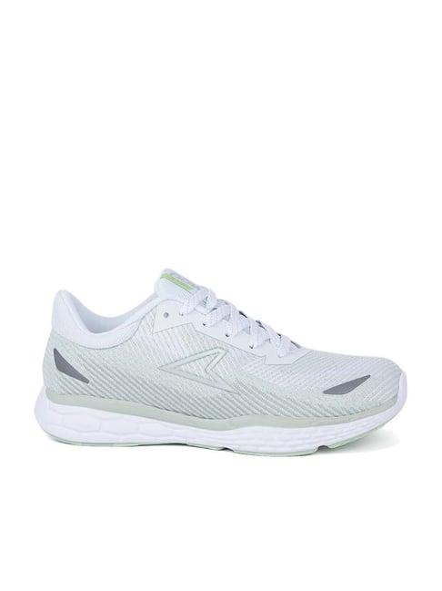 power by bata women's white running shoes