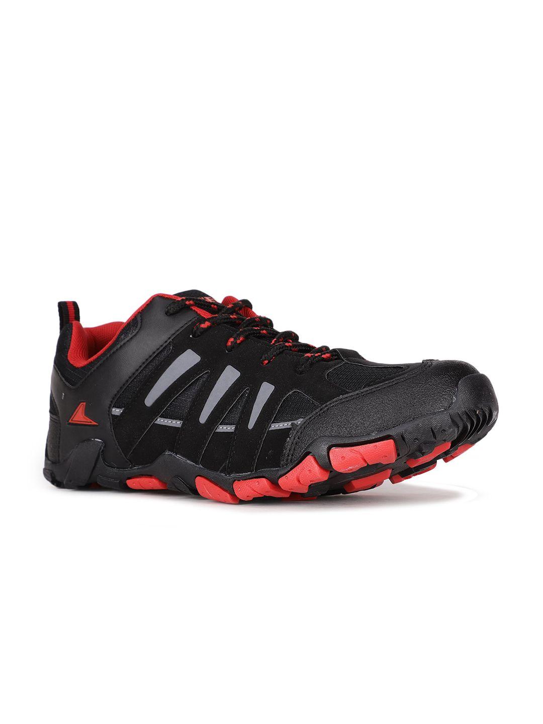 power men black & red sneakers