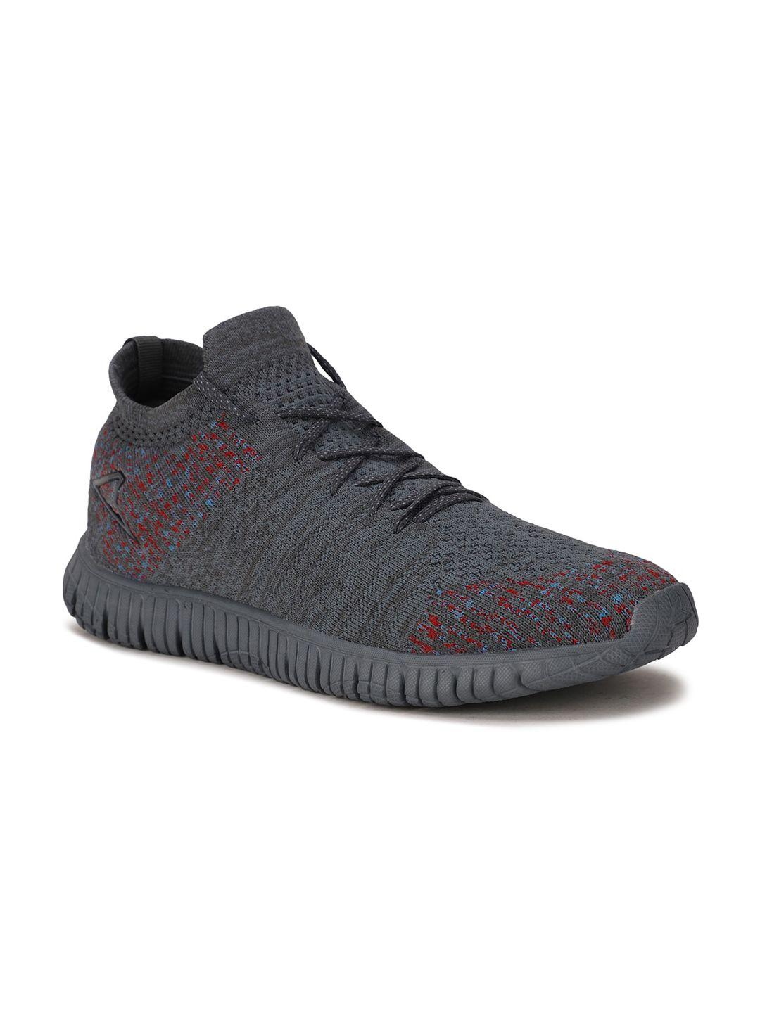 power men grey woven design  sneakers