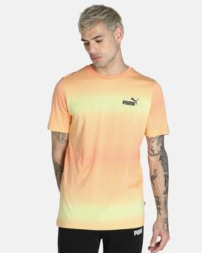 power summer fading crew-neck t-shirt