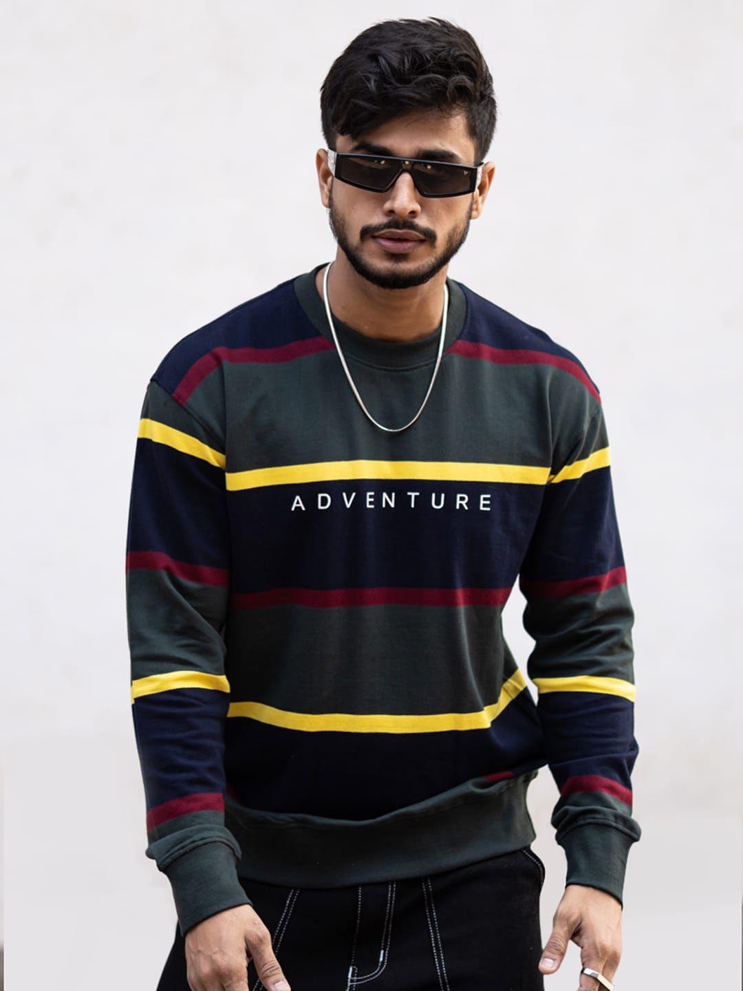 powerlook striped t-shirt