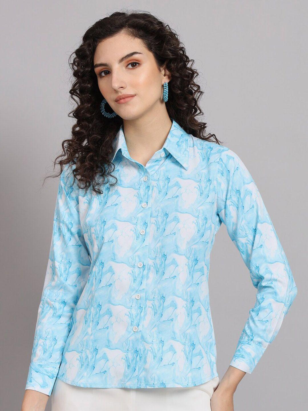powersutra comfort abstract printed casual shirt