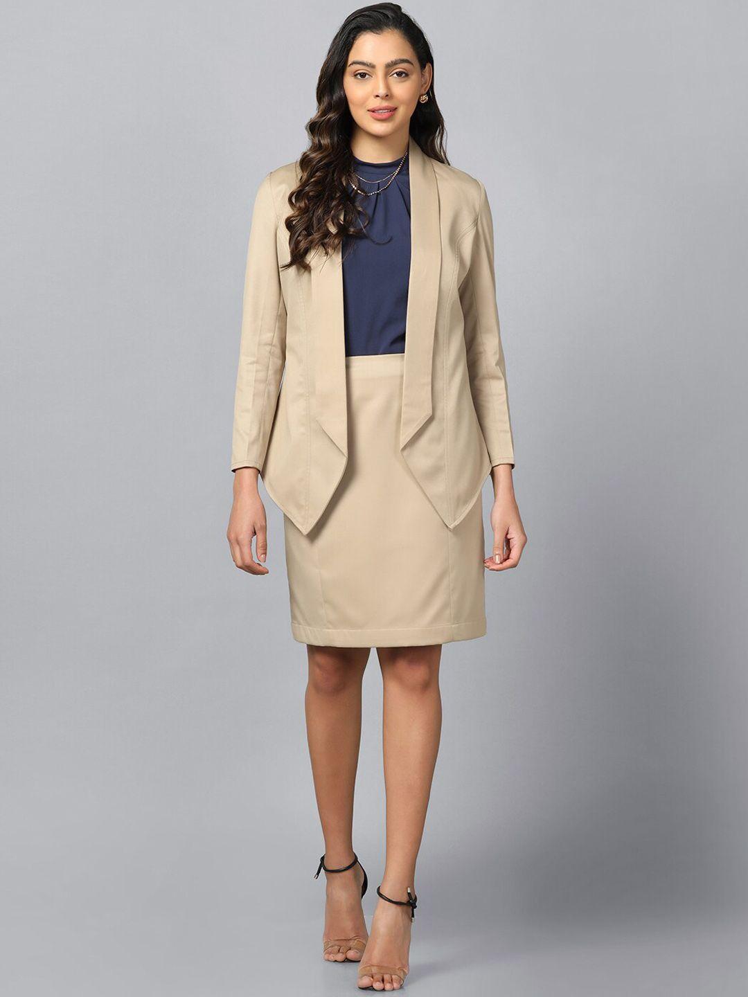 powersutra open-front shawl collar formal blazer