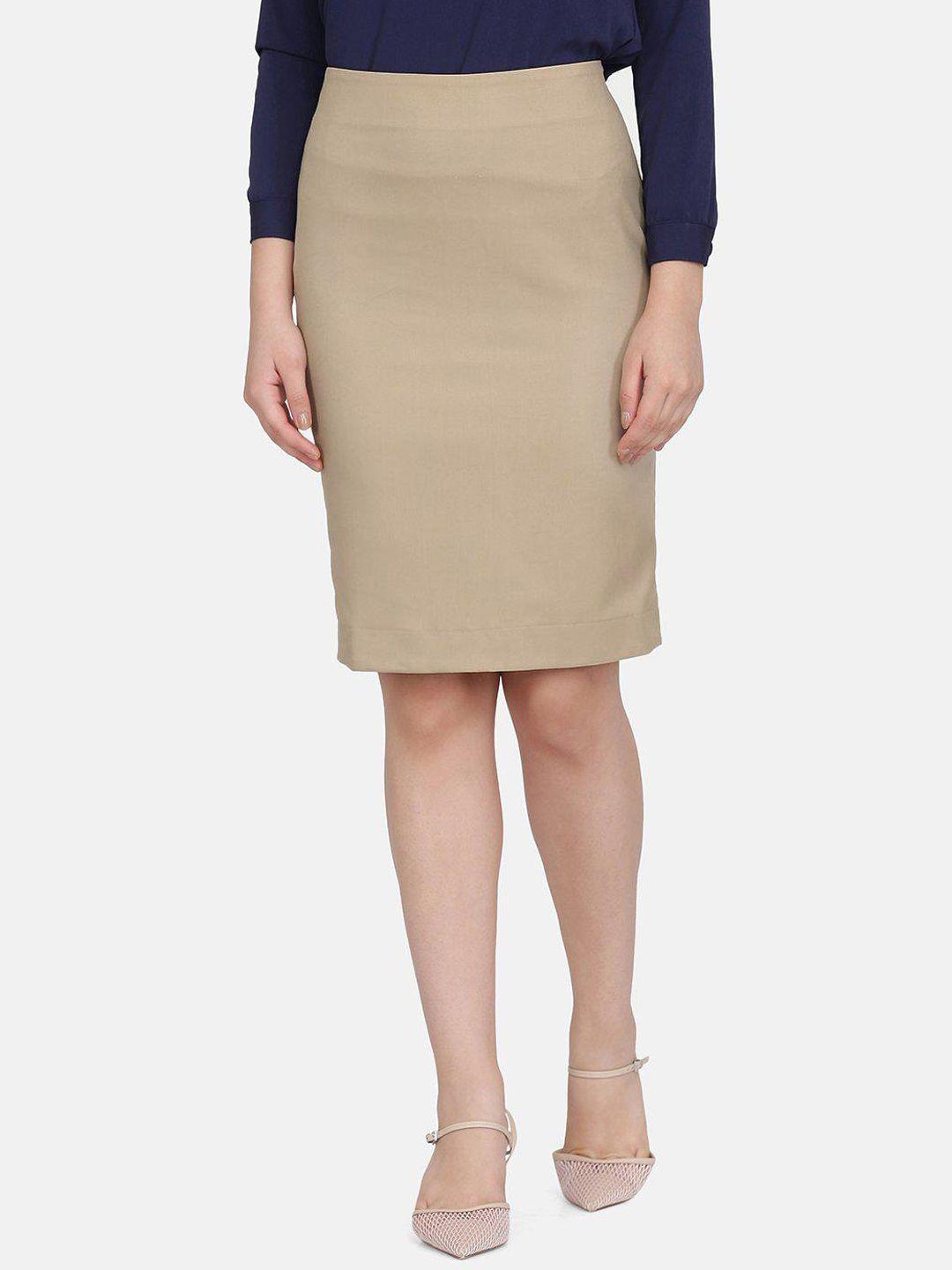 powersutra stretchable knee-length pencil skirt