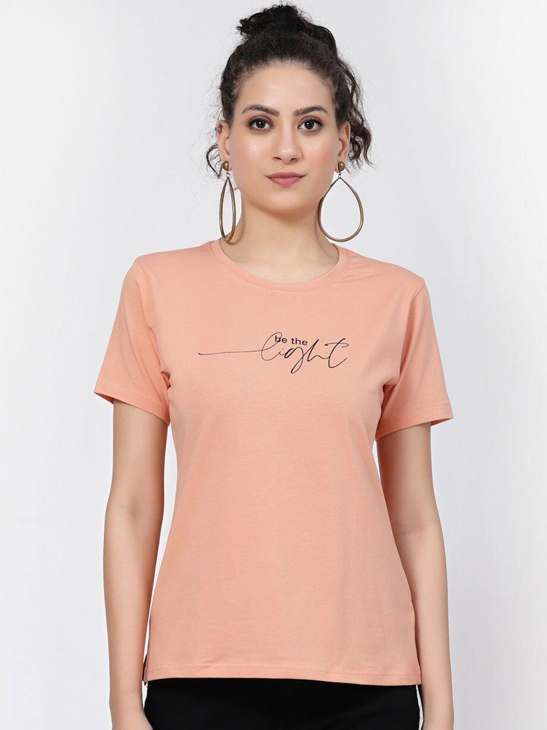 prag & co typography printed antimicrobial cotton t-shirt