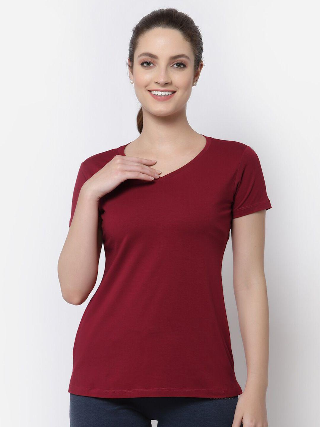 prag & co women v-neck antimicrobial t-shirt