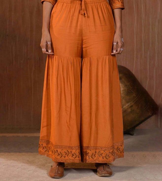 prakriti jaipur orange chaashini vani sharara