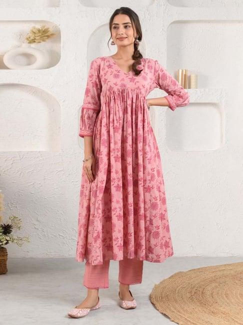 prakriti jaipur pink gulab kurta