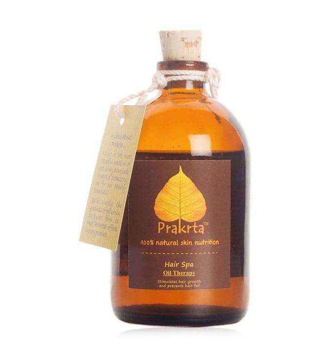 prakrta hair spa oil therapy - hair oil to prevent hair fall and provide deep conditioning - 100 ml