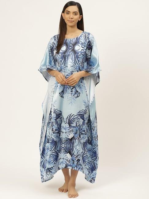 prakrti blue printed kaftan