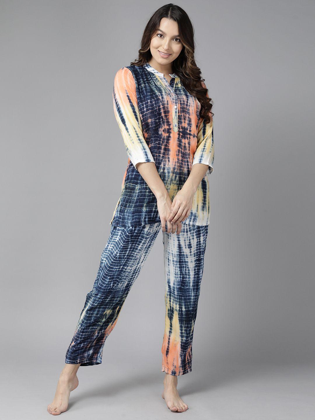 prakrti tie & dye night suit