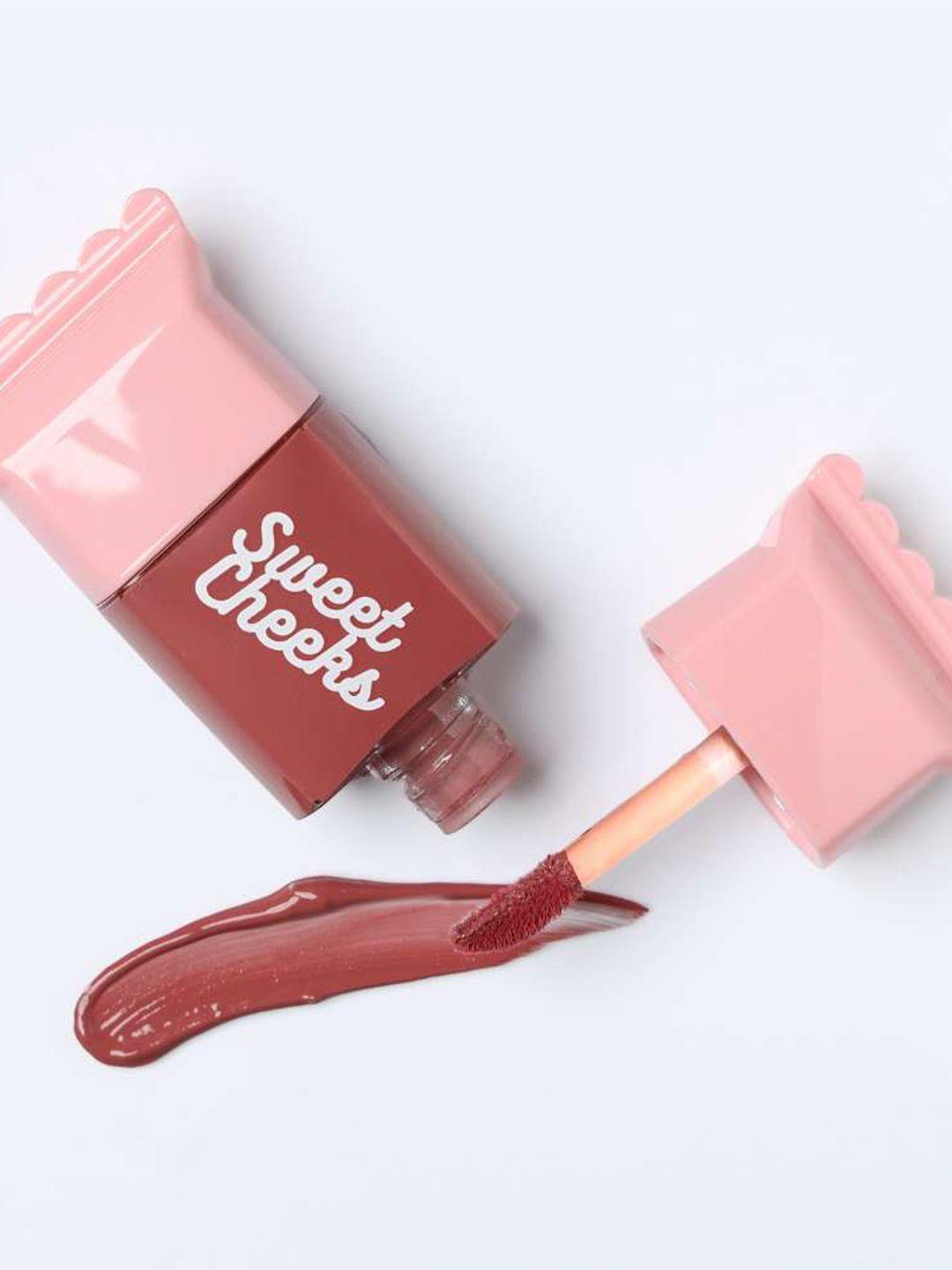 praush sweet cheeks ultra lightweight & buildable liquid blush 10g - mauve poppins