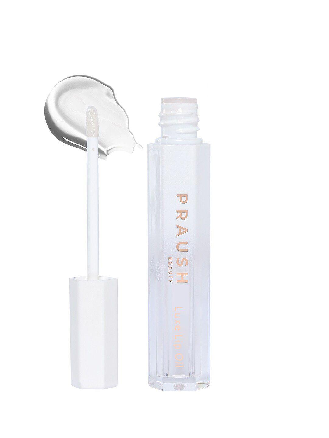 praush pout cushion luxe lip oil for hydrate & shine - 2.3ml - bubble (clear)