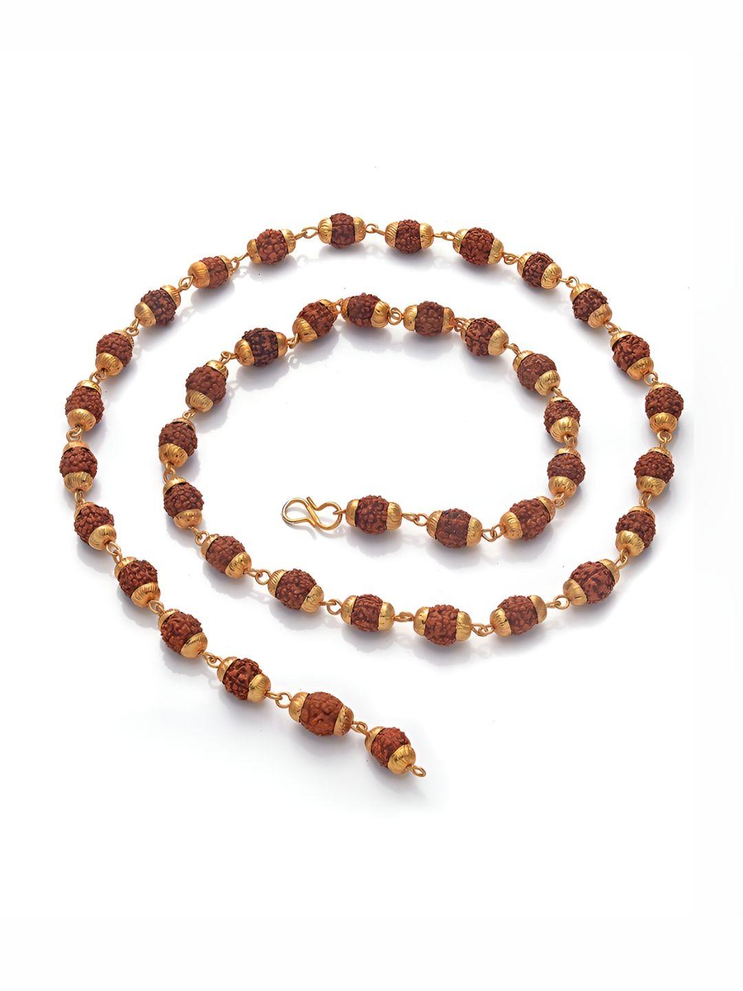 pray everyday unisex beaded rudraksha mala chain