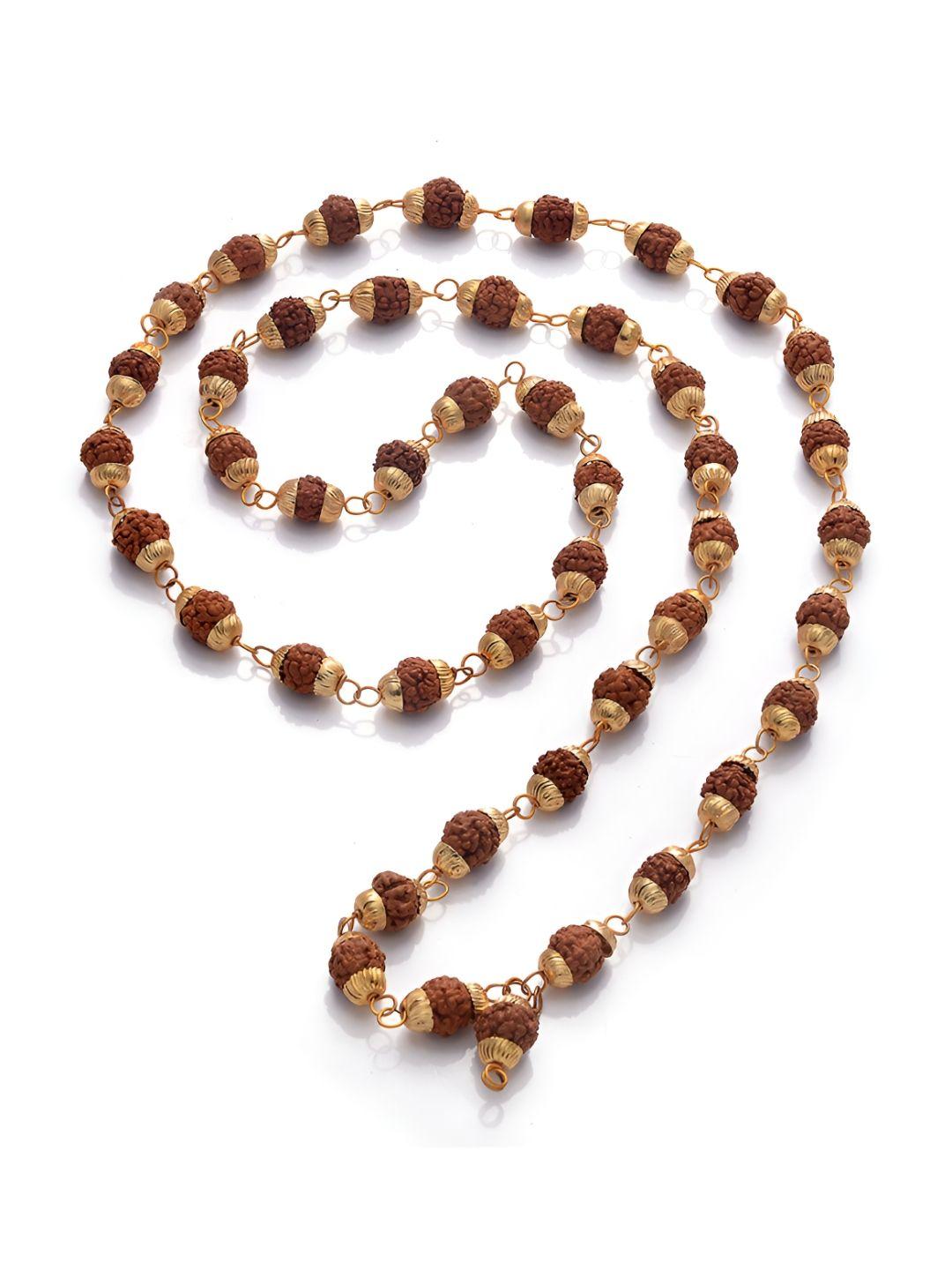 pray everyday unisex beaded rudraksha mala chain