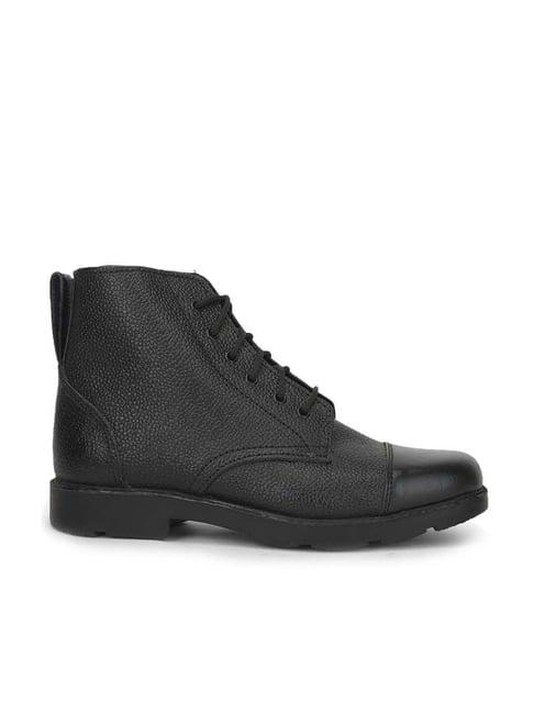 prefect by liberty men's black derby boots