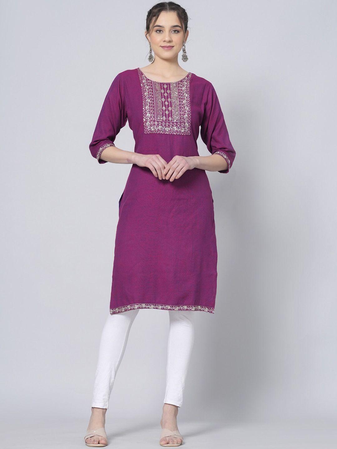 preksha women sequinned pastels kurta