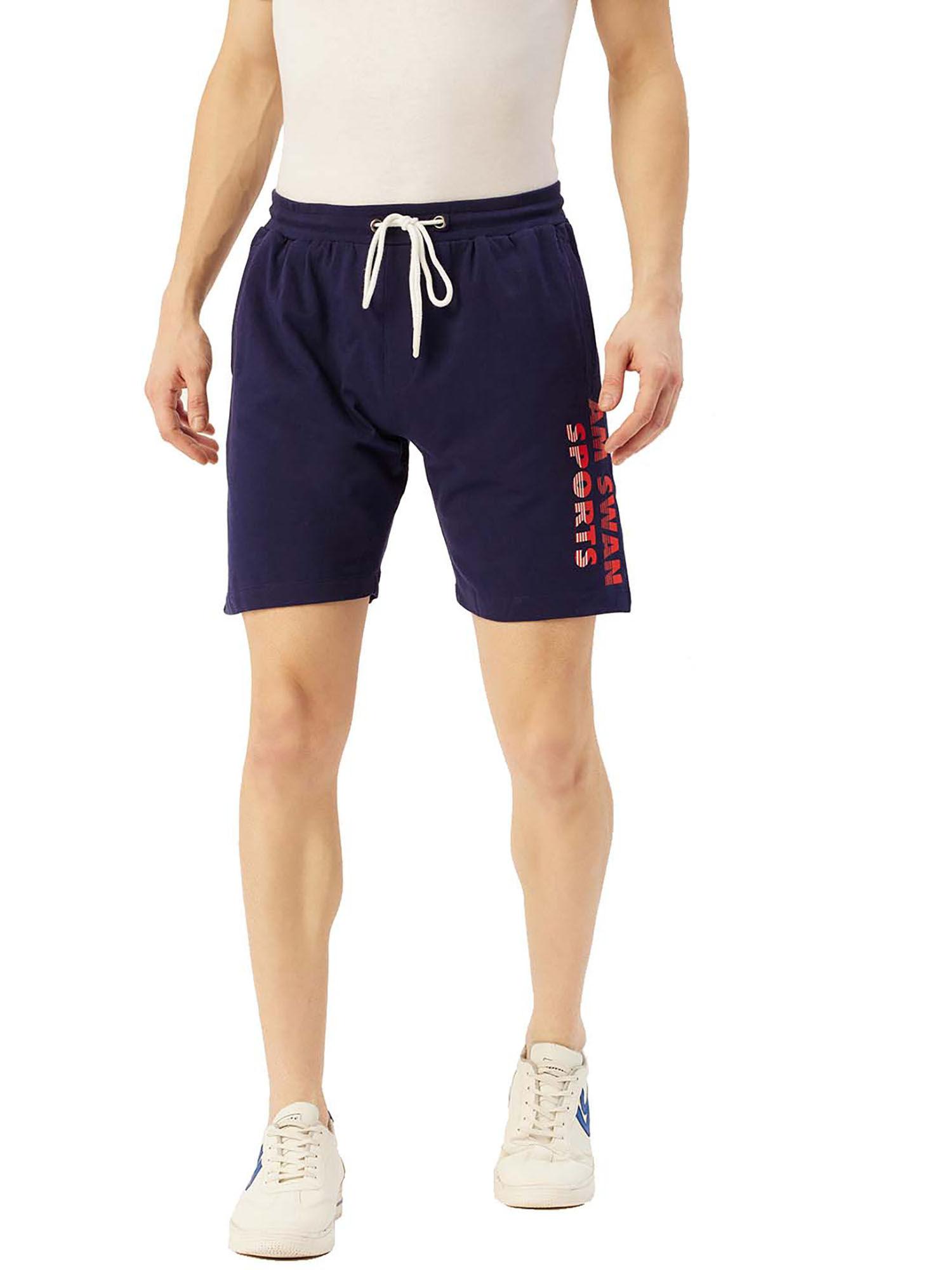premium cotton printed men's regular shorts