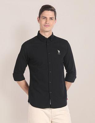 premium cotton solid shirt