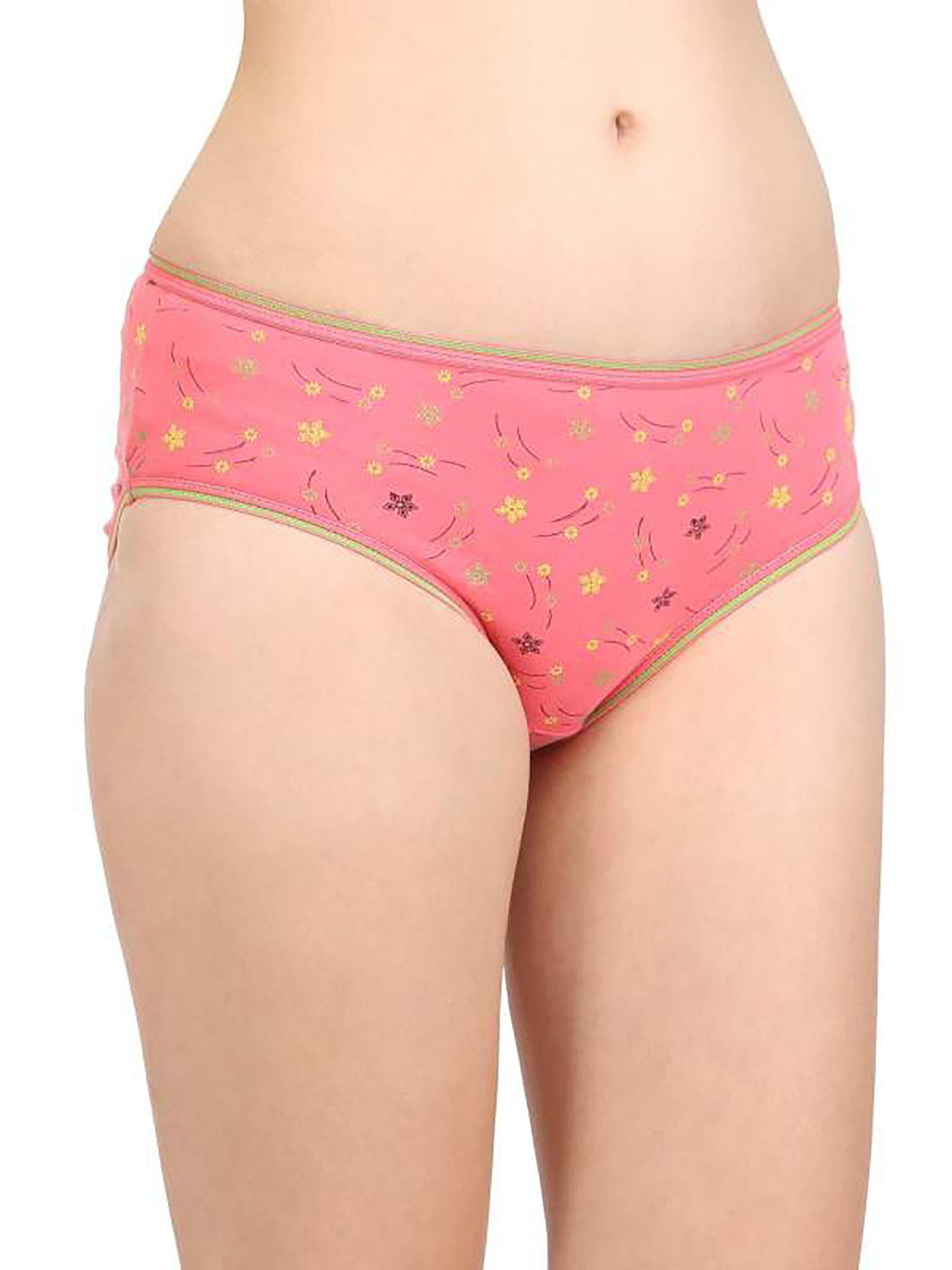 premium printed cotton briefs in assorted colors (pack of 6)