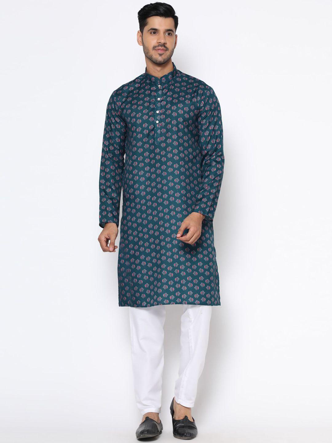 premroop- the style you love men floral printed kurta