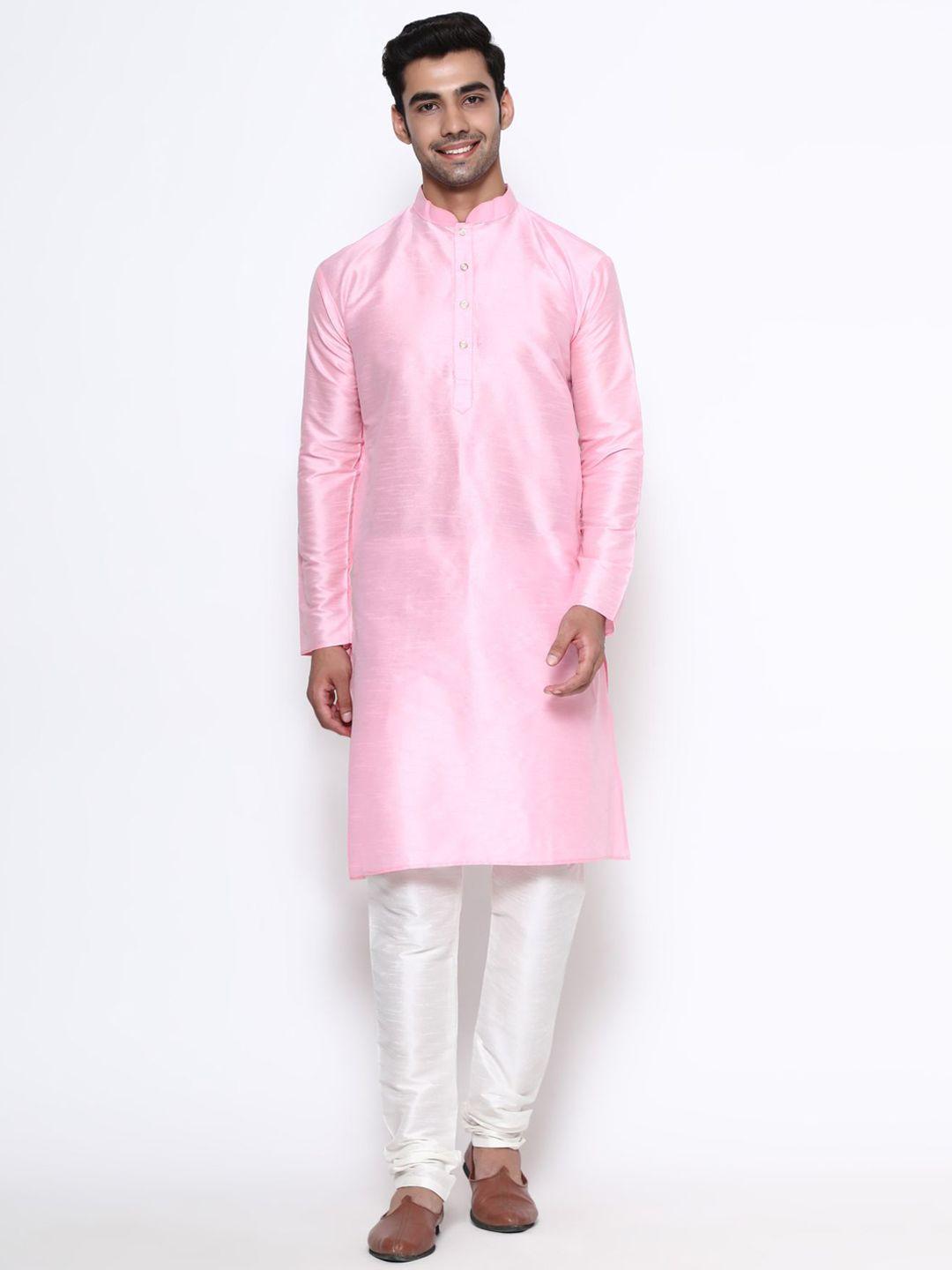 premroop- the style you love men mandarin collar kurta with churidar