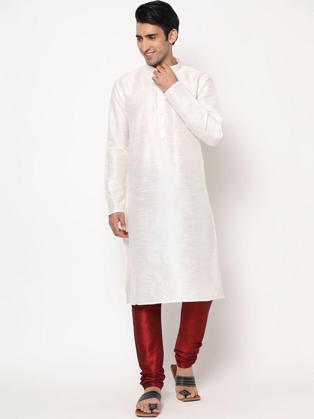 premroop- the style you love men pure cotton kurta with churidar