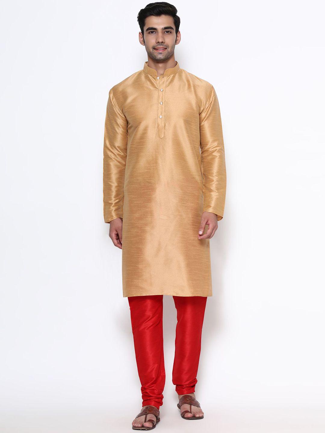 premroop- the style you love men solid kurta with churidar