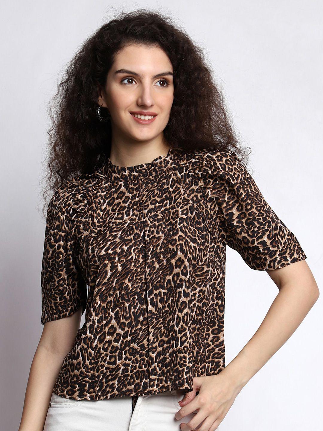 prettify animal printed top