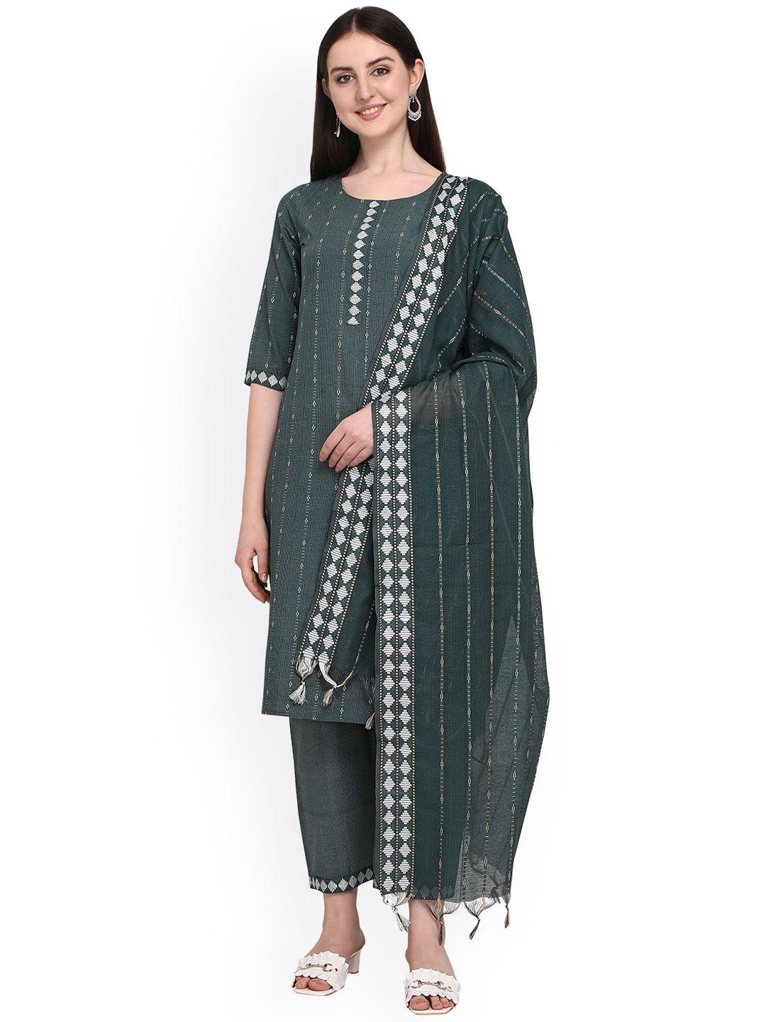 prettify women kurta with trousers & dupatta