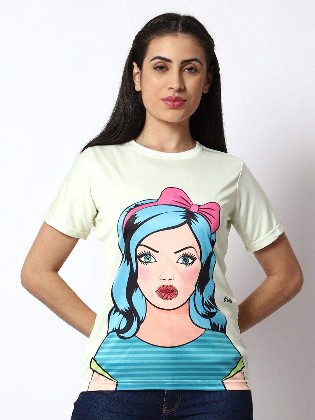 prettify women printed t-shirt
