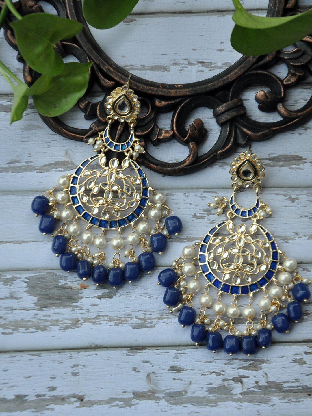 prettilicious blue earrings