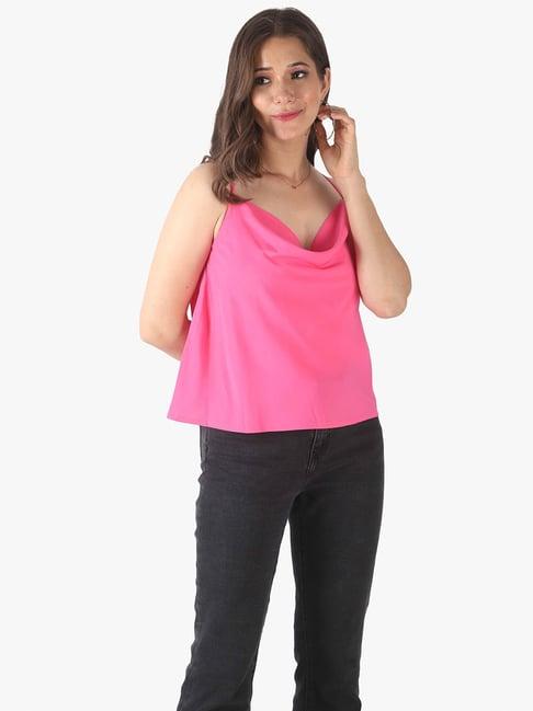 pretty loving thing pink regular fit top