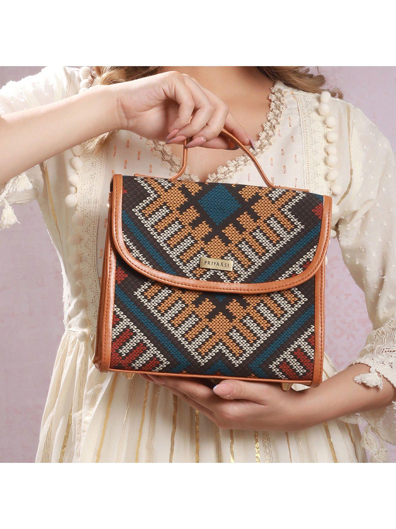 pretty petite multi-color sling bag