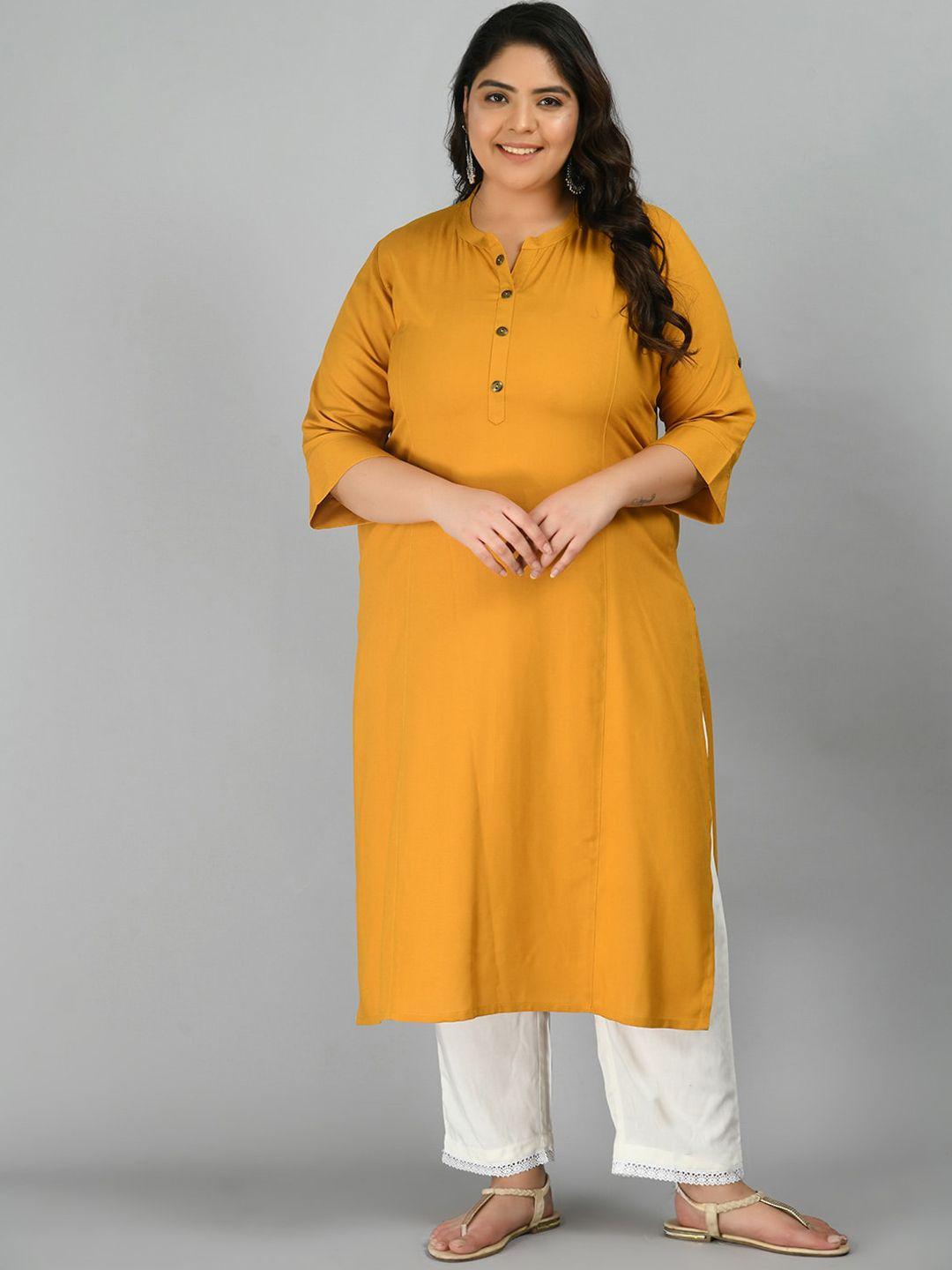 prettyplus by desinoor.com women plus size kurta