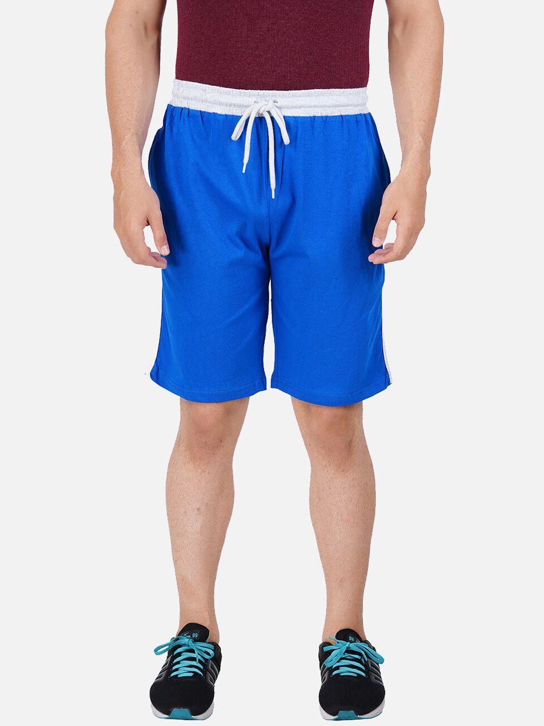 pride apparel men mid-rise antimicrobial pure cotton shorts