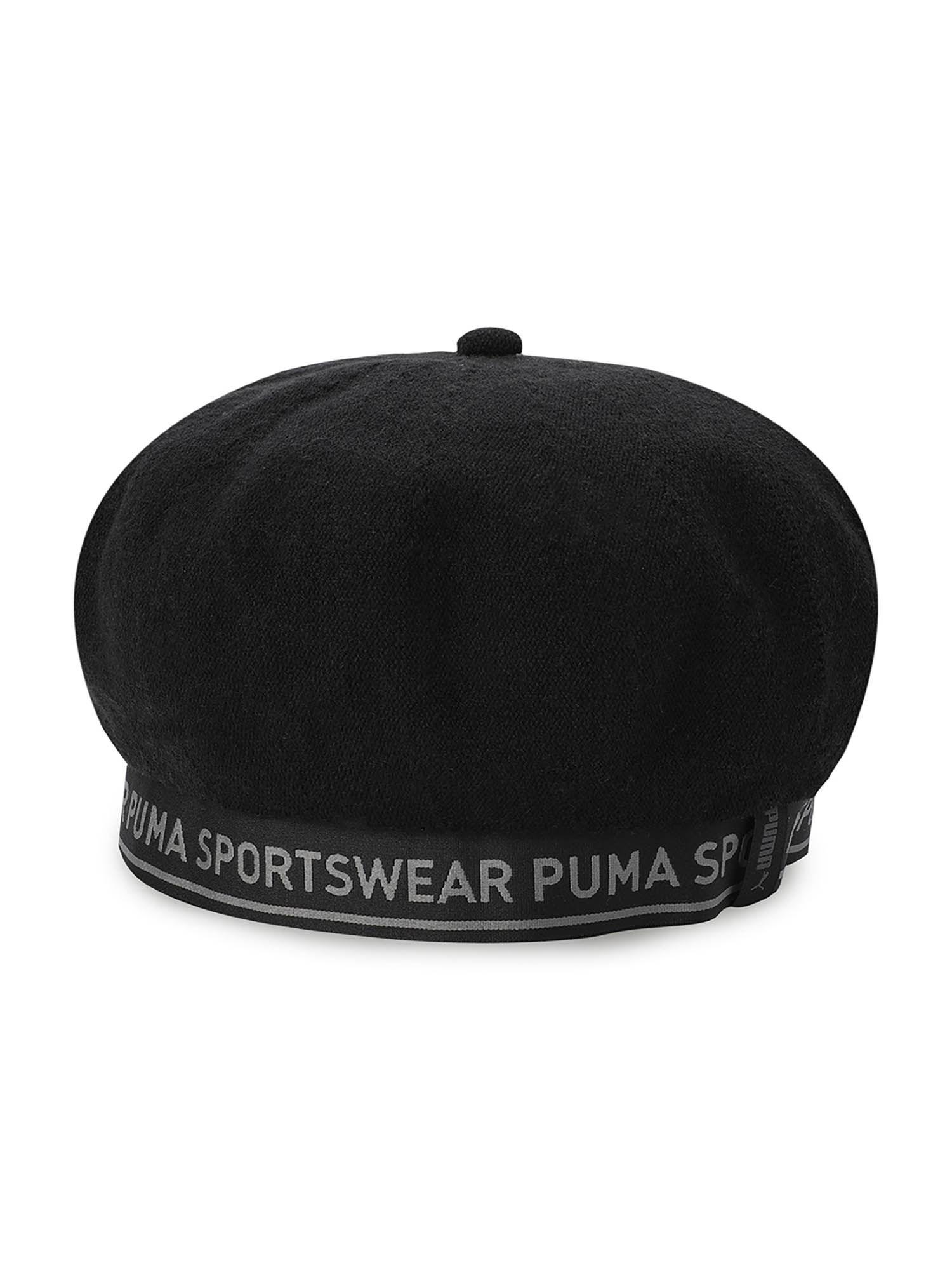 prime beret unisex black cap