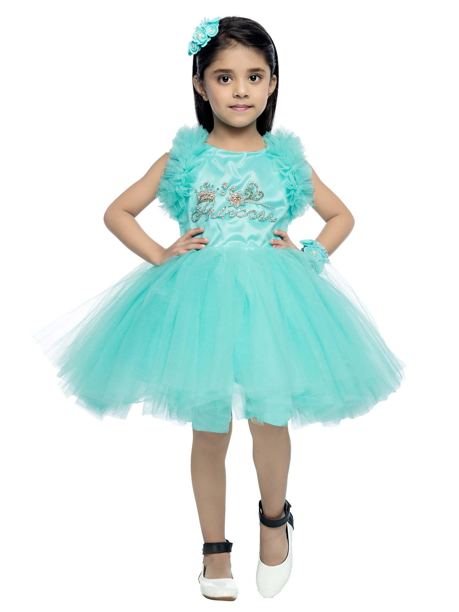 princess party dress turquoise