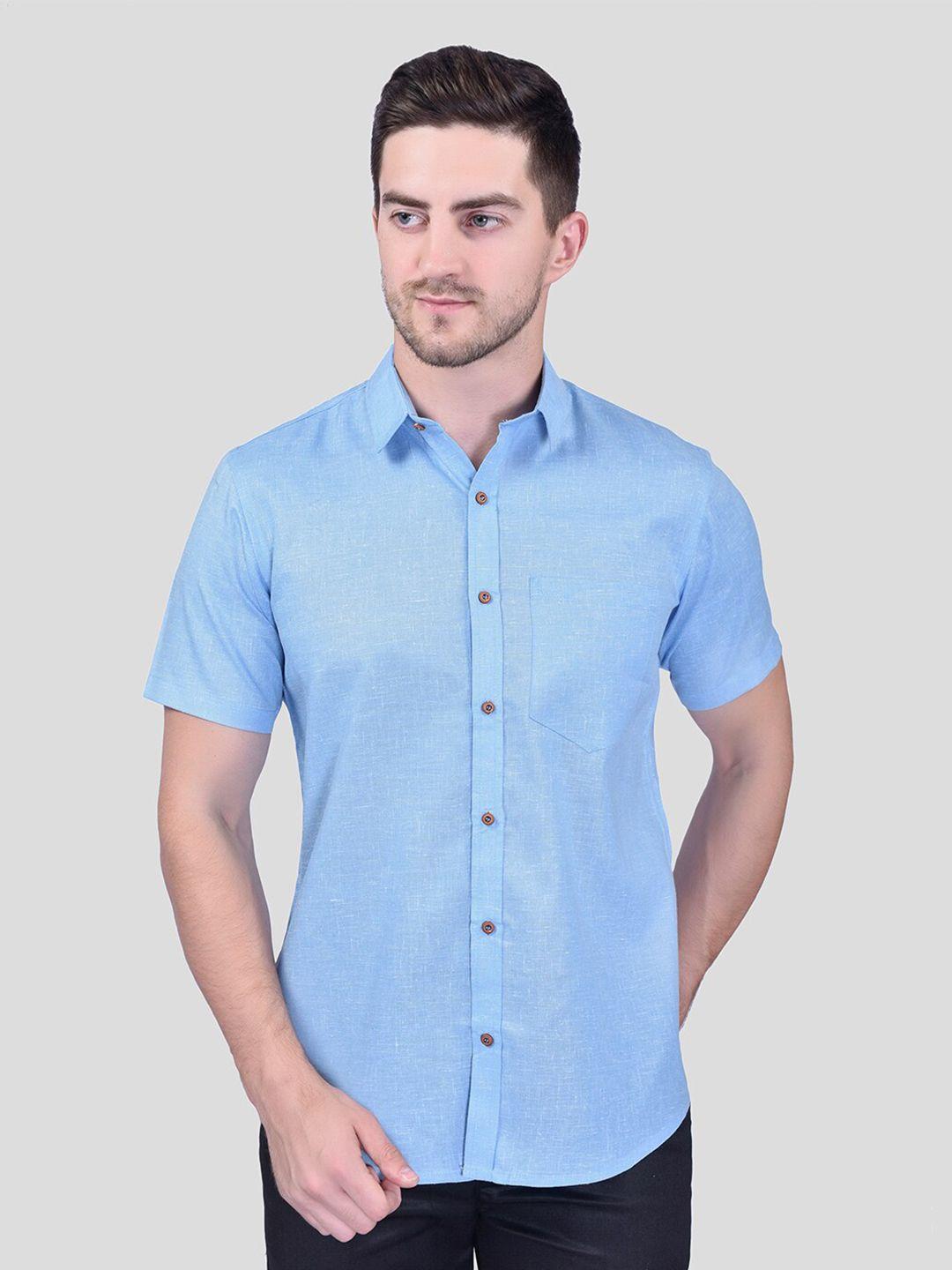 printcultr classic cotton linen casual shirt