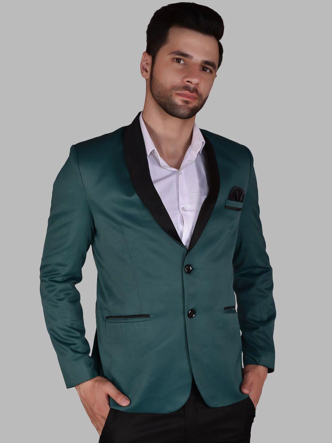 printcultr notched lapel collar regular-fit single breasted casual blazer