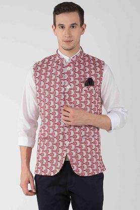printed-blended-regular-fit-men's-occasion-wear-nehru-jacket---multi