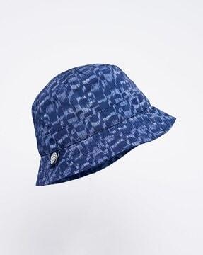 printed-bucket-hat-with-brand-applique