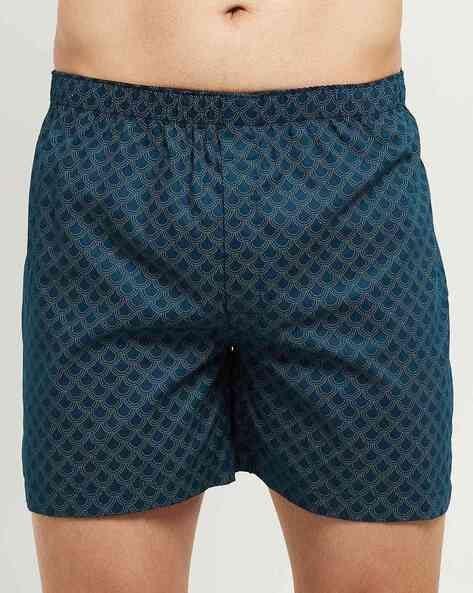 printed cotton boxers